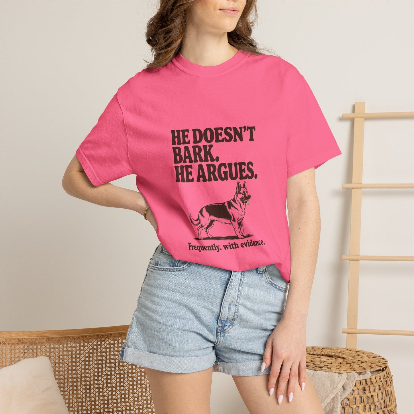 German Shepherd — He doesn't bark. He argues