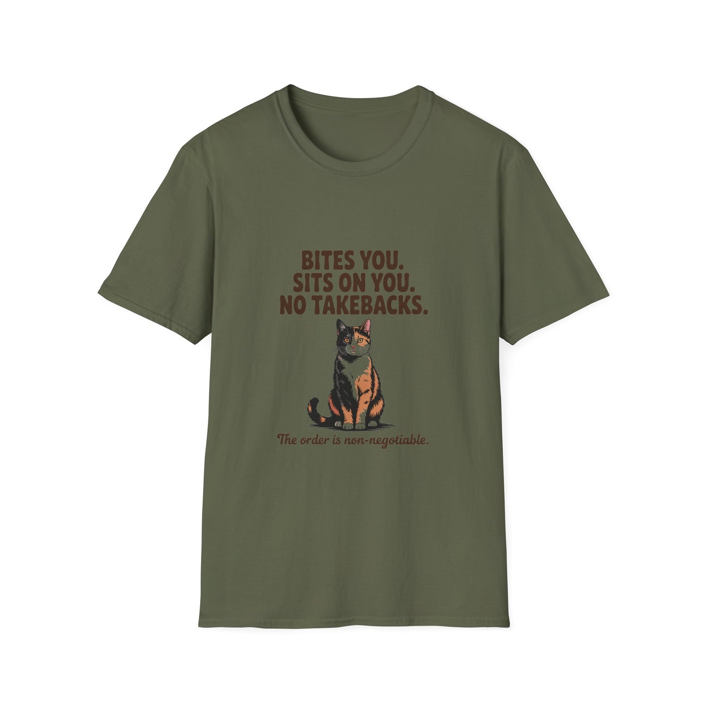 Tortoiseshell — Bites you. Sits on you. No takebacks