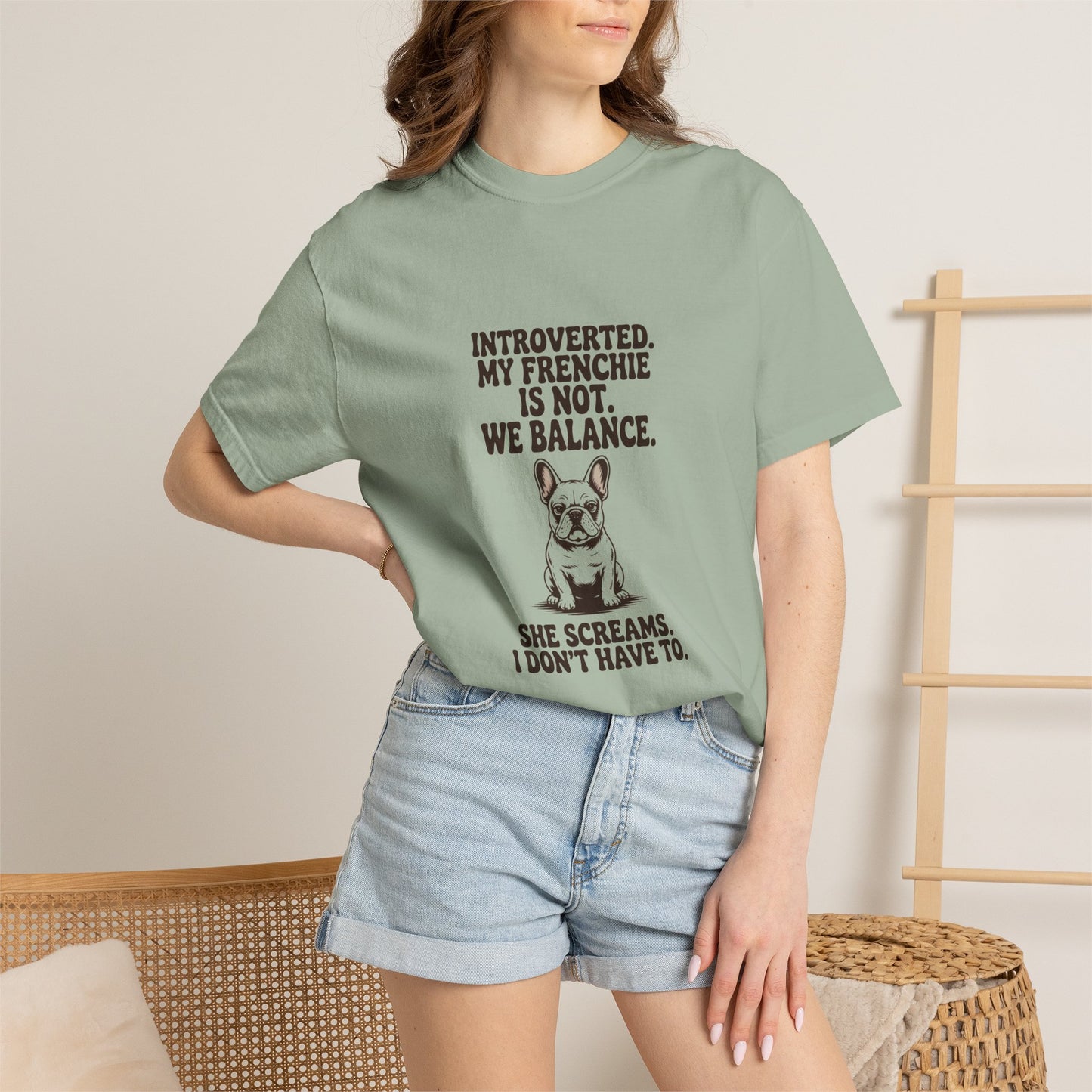 French Bulldog — Introverted. My Frenchie is not. We balance
