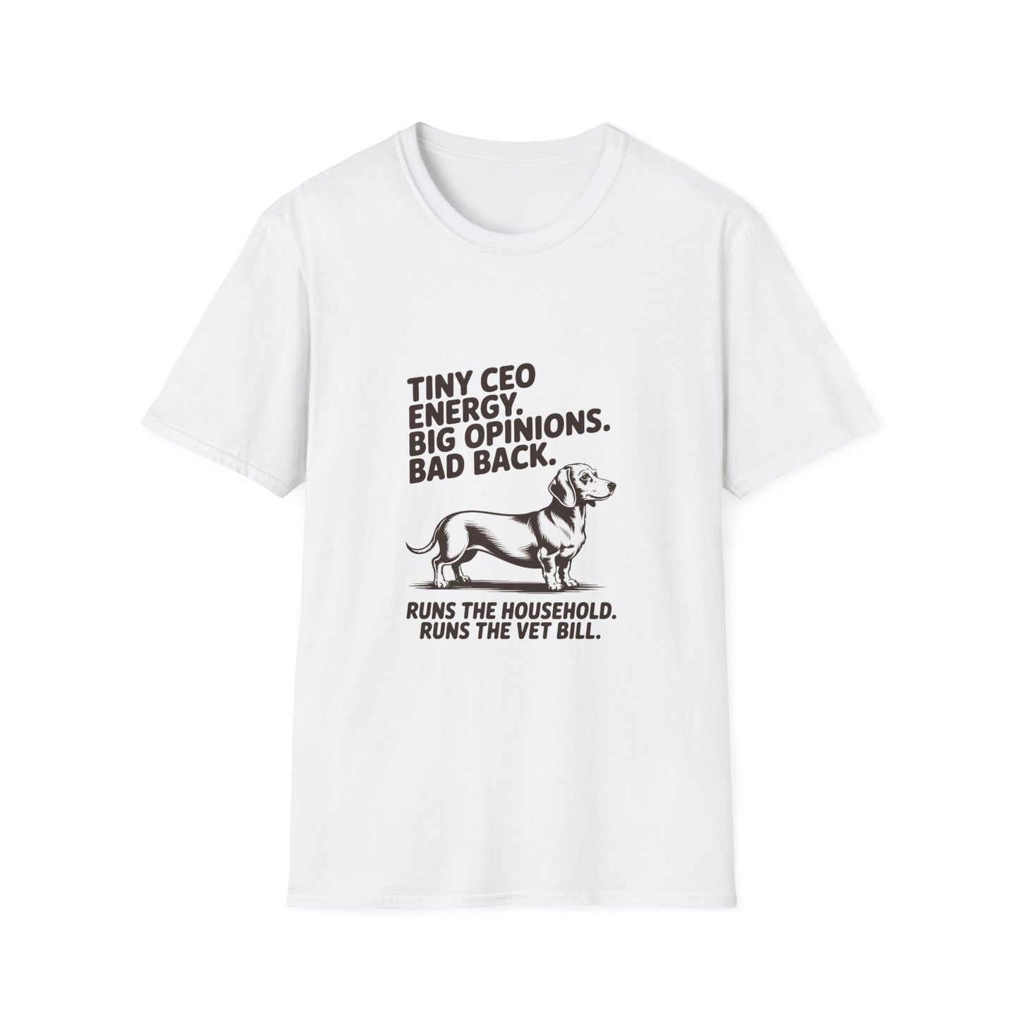 Dachshund — Tiny CEO energy. Big opinions. Bad back