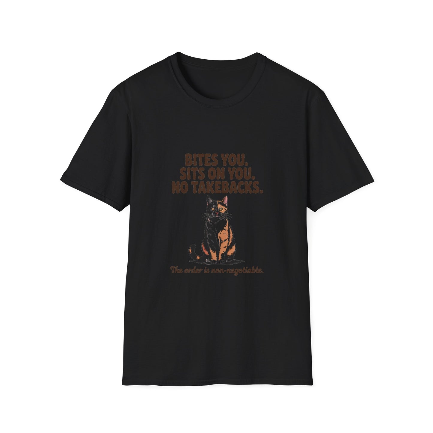 Tortoiseshell — Bites you. Sits on you. No takebacks