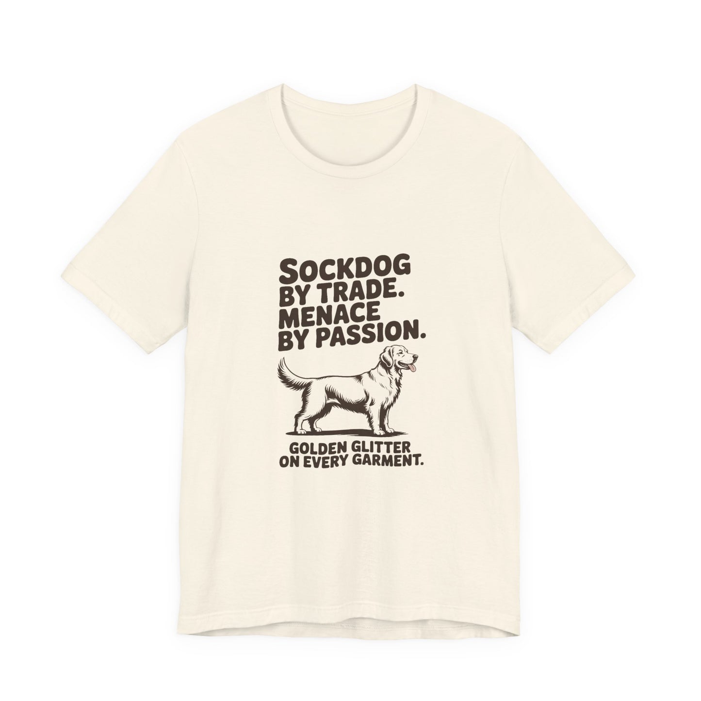 Golden Retriever — Sockdog by trade. Menace by passion