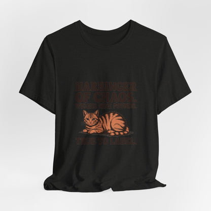 Orange Tabby — Harbinger of chaos. Weighs nine pounds