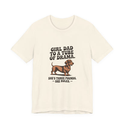 Dachshund — Girl Dad to a tube of drama