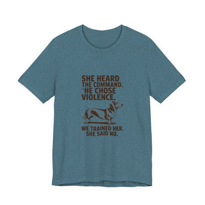 Dachshund — She heard the command. She chose violence