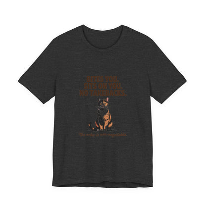 Tortoiseshell — Bites you. Sits on you. No takebacks