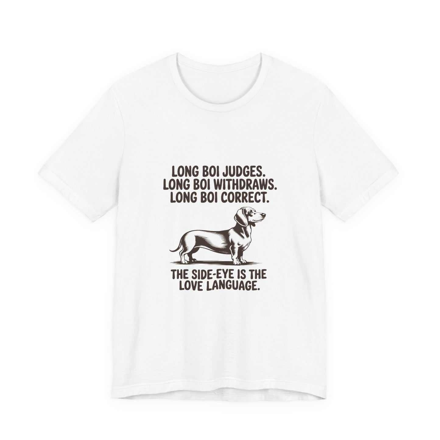 Dachshund — Long boi judges. Long boi withdraws. Long boi correct