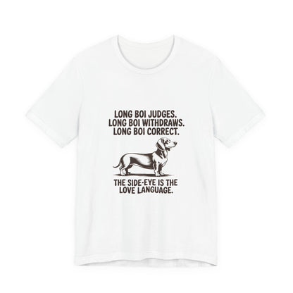 Dachshund — Long boi judges. Long boi withdraws. Long boi correct