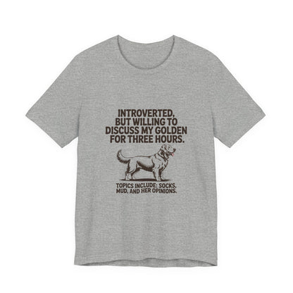 Golden Retriever — Introverted, but willing to discuss my Golden for three hours