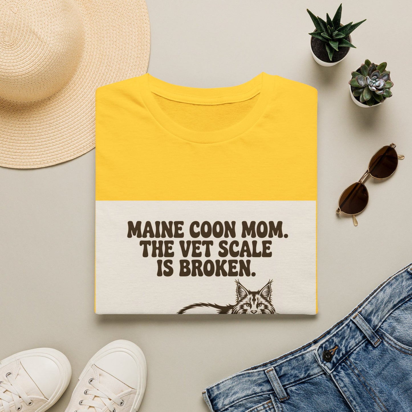 Maine Coon — Maine Coon Mom. The vet scale is broken