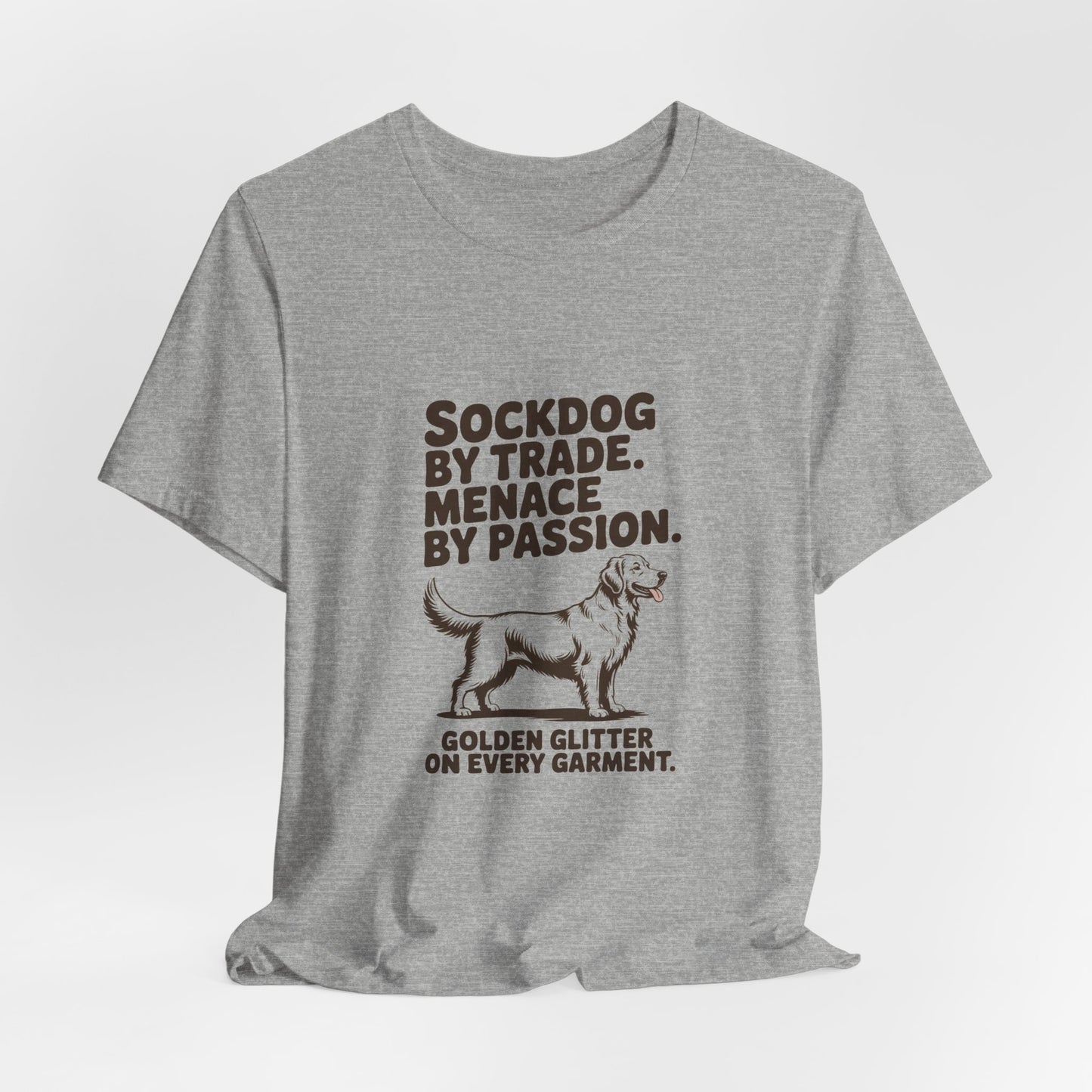 Golden Retriever — Sockdog by trade. Menace by passion