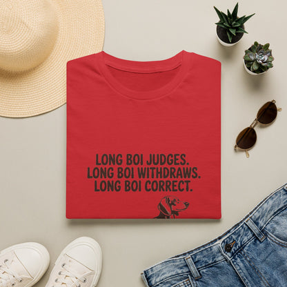 Dachshund — Long boi judges. Long boi withdraws. Long boi correct