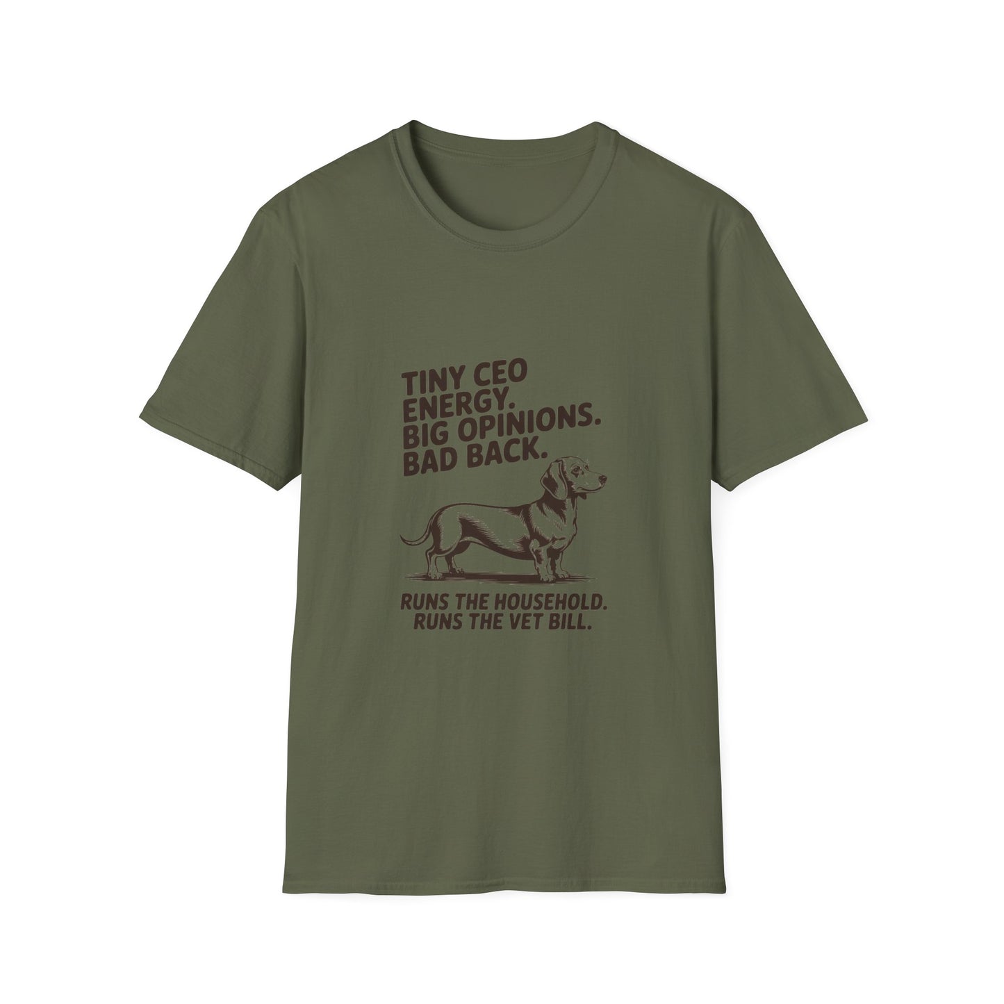 Dachshund — Tiny CEO energy. Big opinions. Bad back