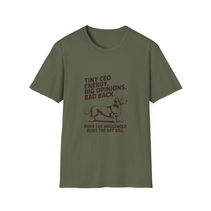Dachshund — Tiny CEO energy. Big opinions. Bad back