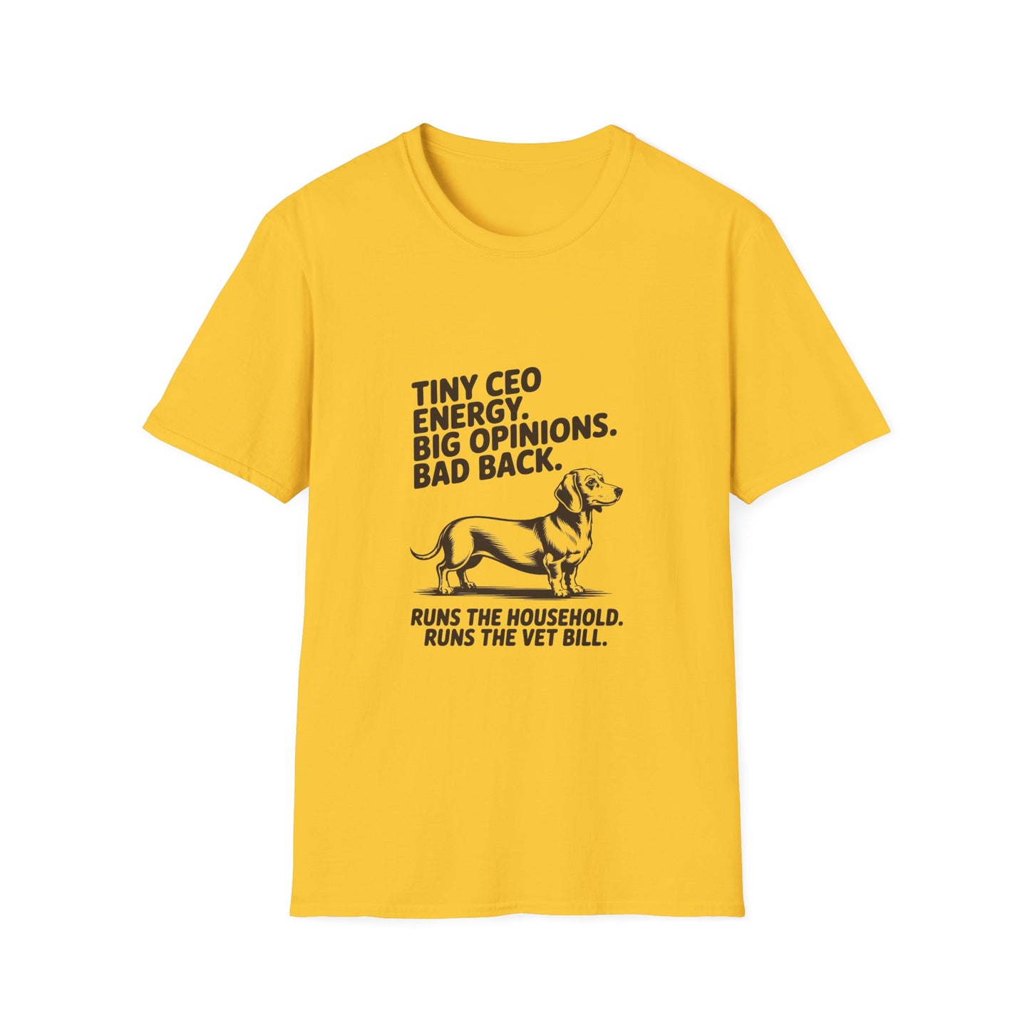 Dachshund — Tiny CEO energy. Big opinions. Bad back
