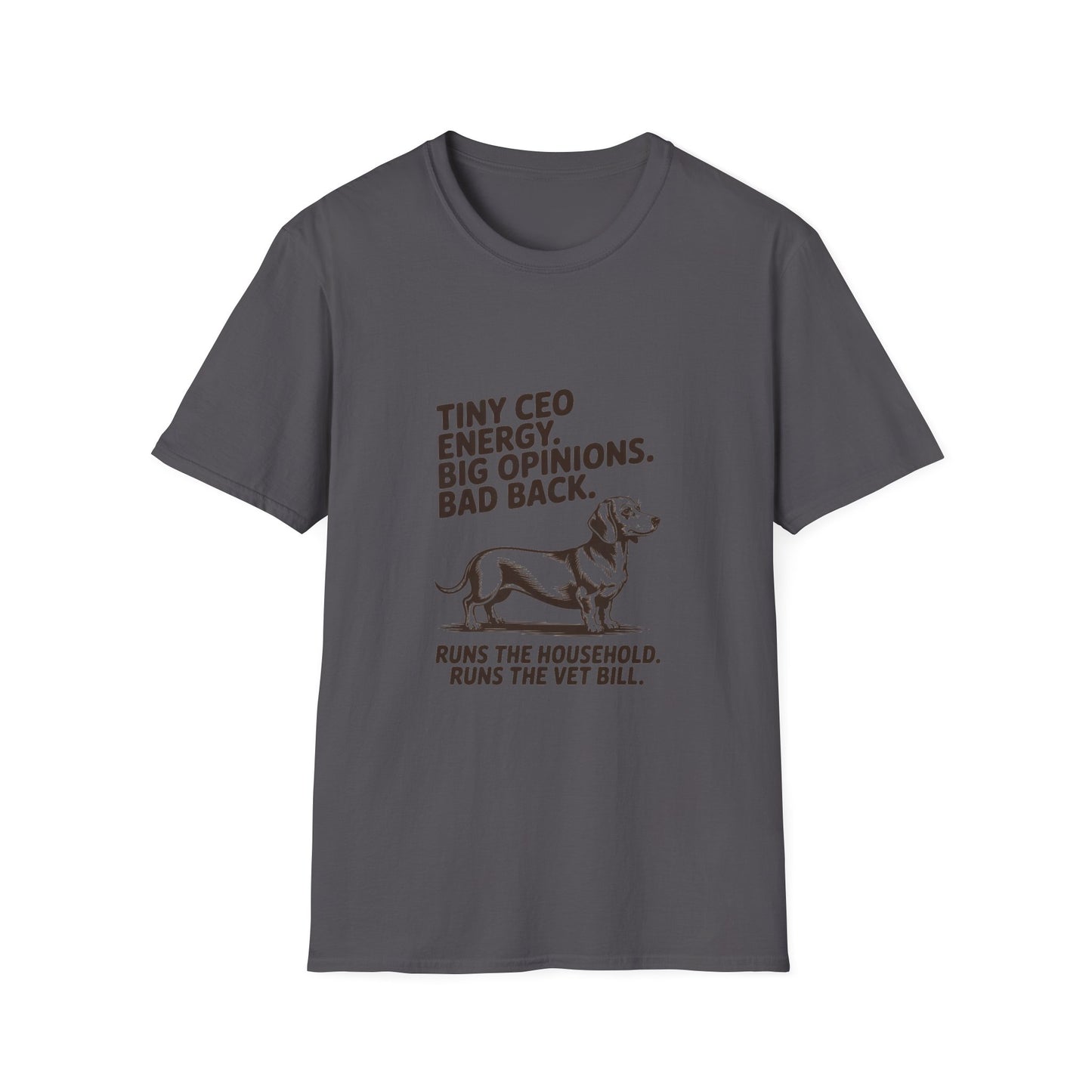 Dachshund — Tiny CEO energy. Big opinions. Bad back