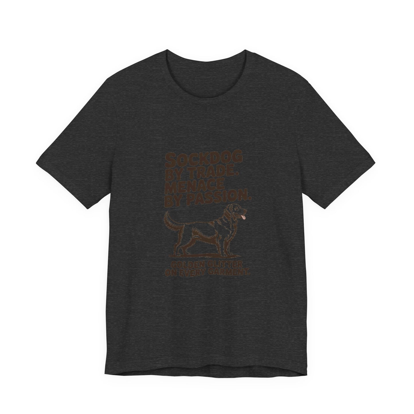 Golden Retriever — Sockdog by trade. Menace by passion