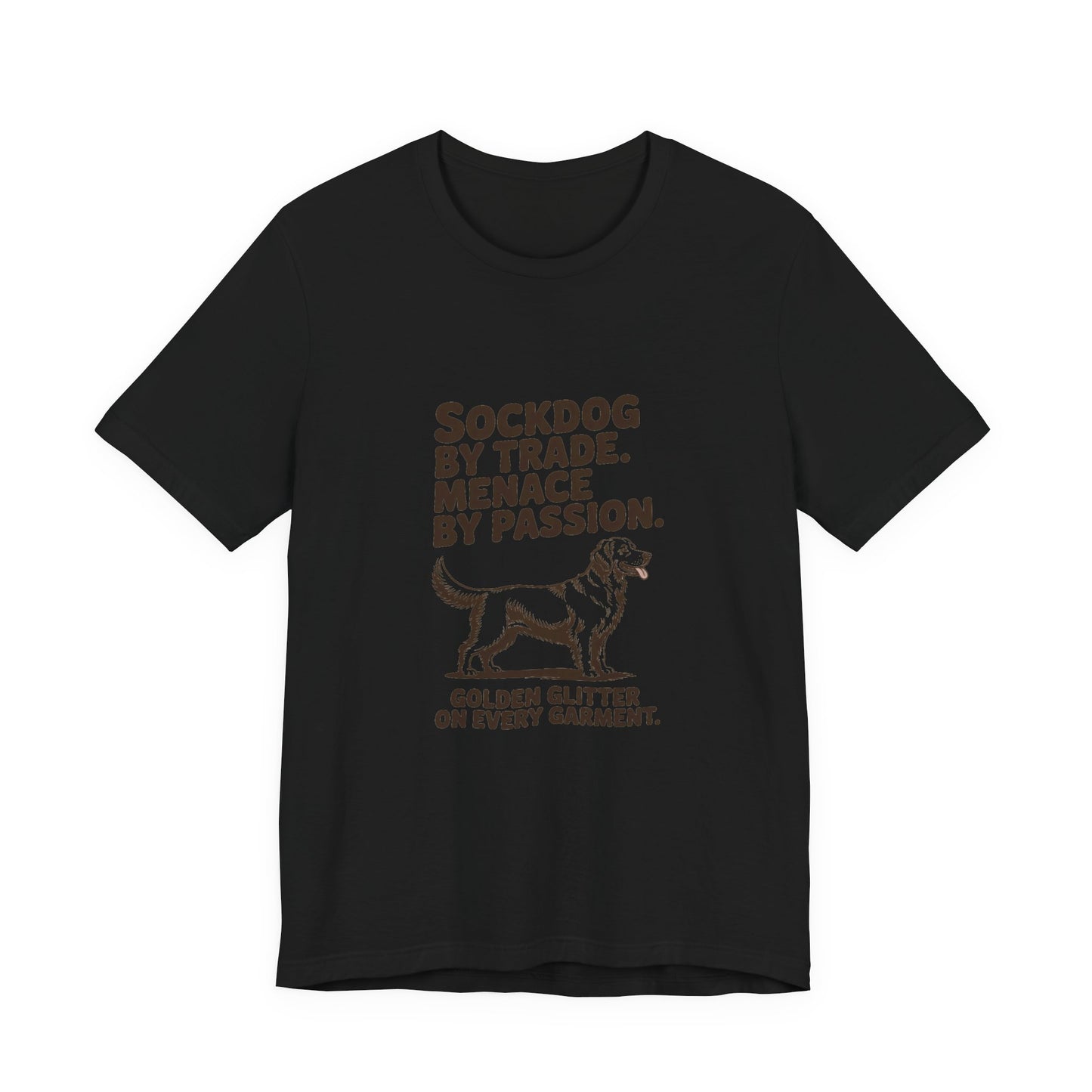 Golden Retriever — Sockdog by trade. Menace by passion
