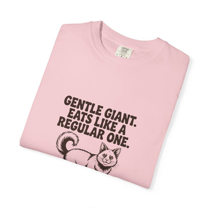 Maine Coon — Gentle giant. Eats like a regular one