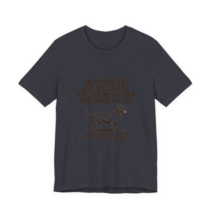 Golden Retriever — Introverted, but willing to discuss my Golden for three hours
