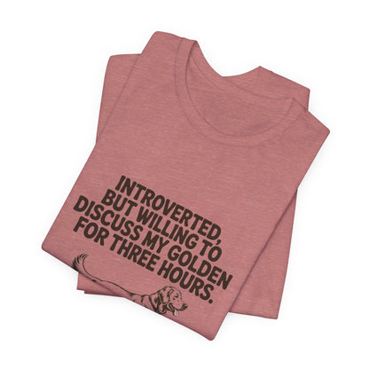 Golden Retriever — Introverted, but willing to discuss my Golden for three hours