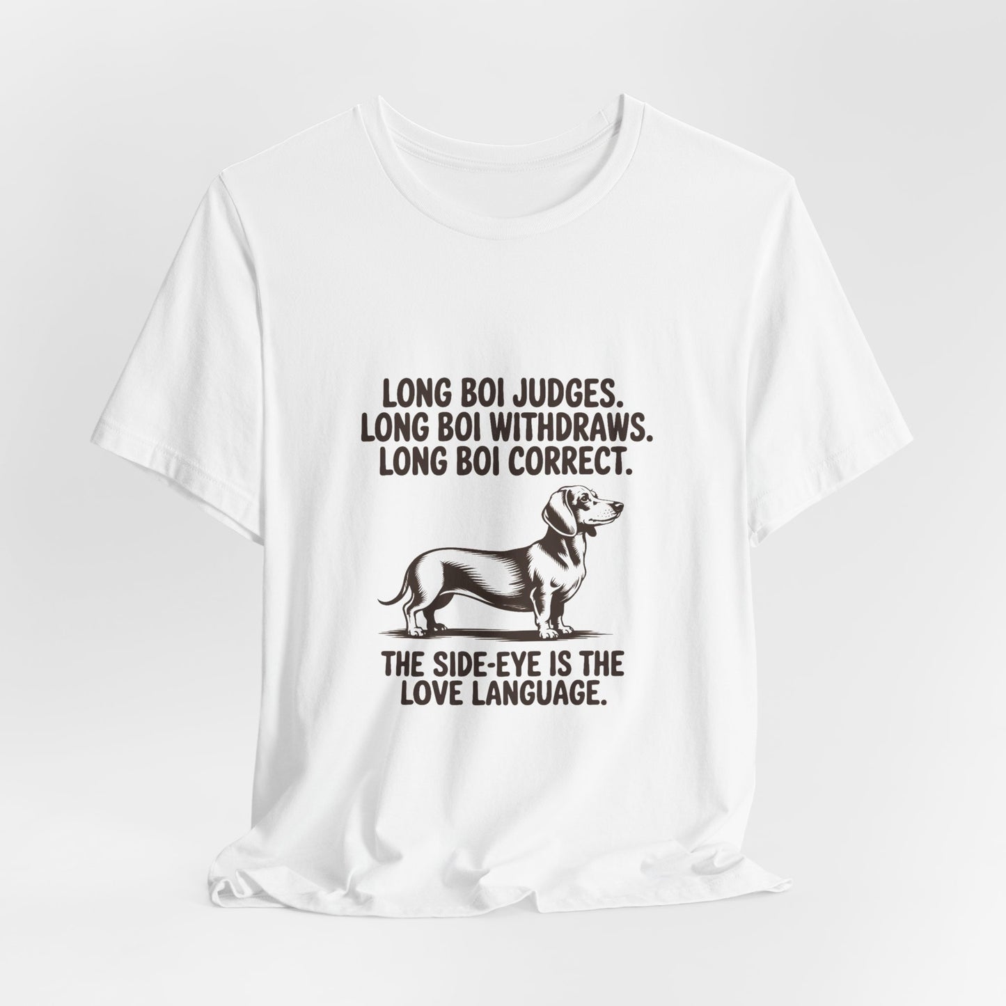 Dachshund — Long boi judges. Long boi withdraws. Long boi correct