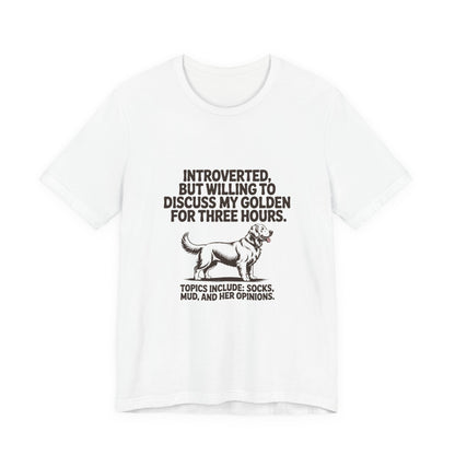 Golden Retriever — Introverted, but willing to discuss my Golden for three hours