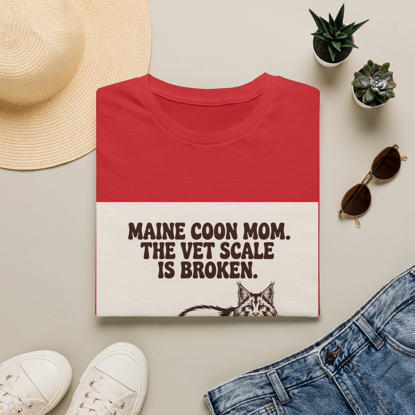 Maine Coon — Maine Coon Mom. The vet scale is broken