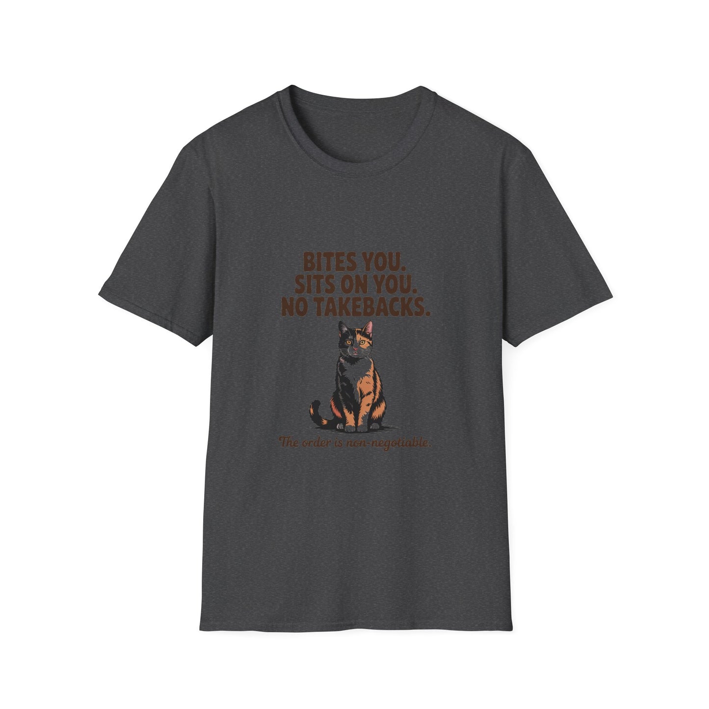 Tortoiseshell — Bites you. Sits on you. No takebacks