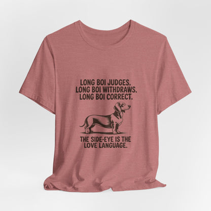 Dachshund — Long boi judges. Long boi withdraws. Long boi correct