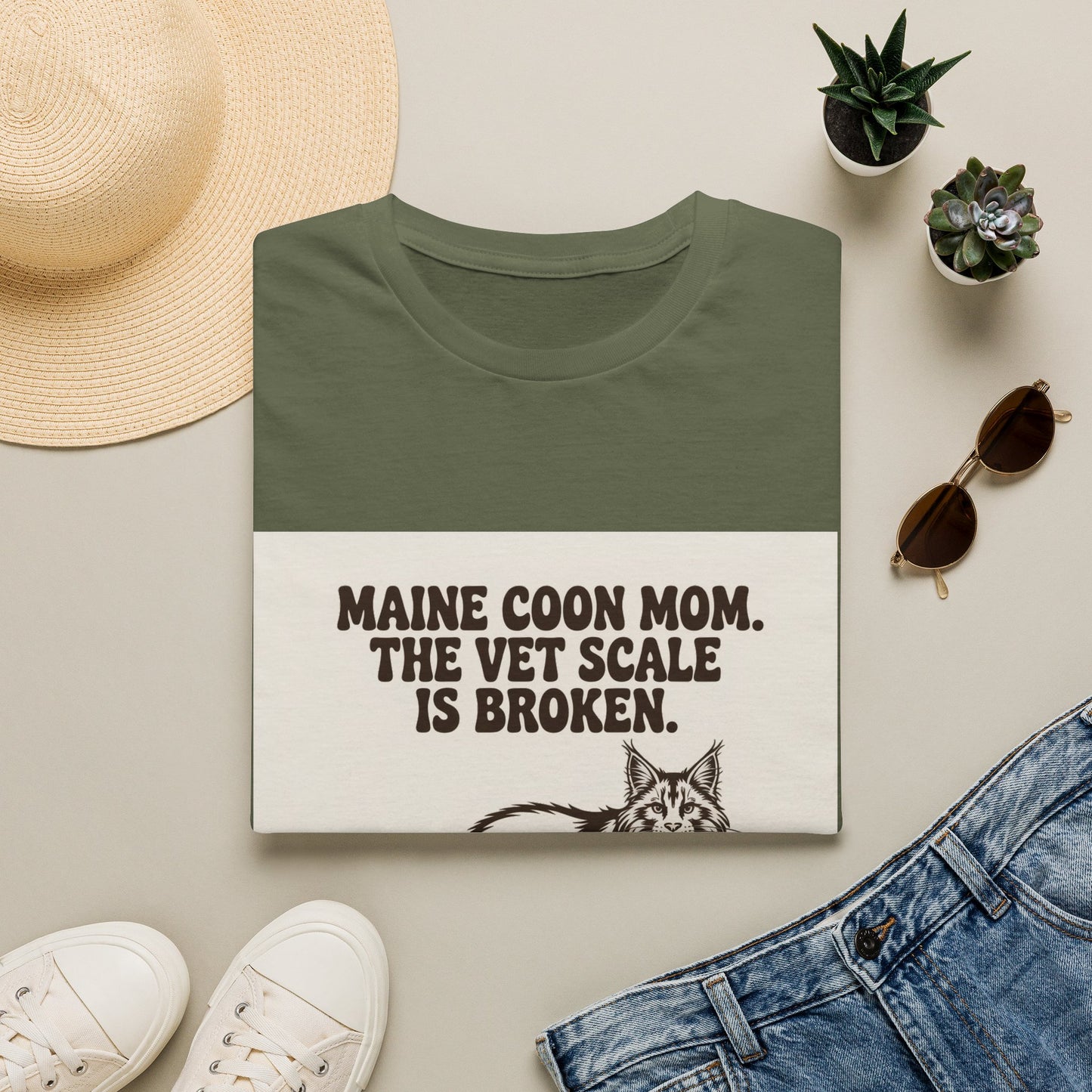 Maine Coon — Maine Coon Mom. The vet scale is broken
