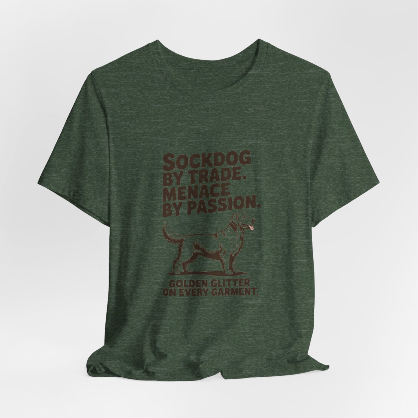 Golden Retriever — Sockdog by trade. Menace by passion
