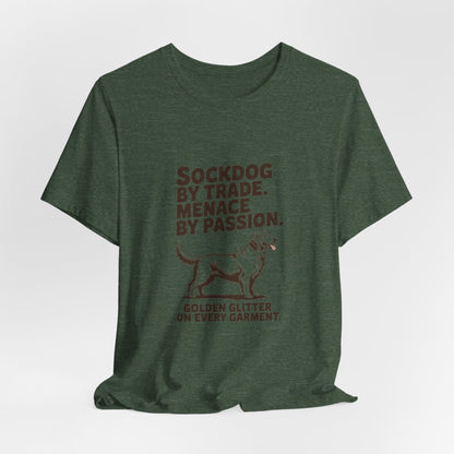 Golden Retriever — Sockdog by trade. Menace by passion