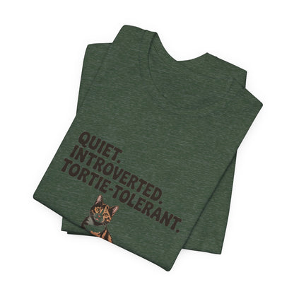 Tortoiseshell — Quiet. Introverted. Tortie-tolerant