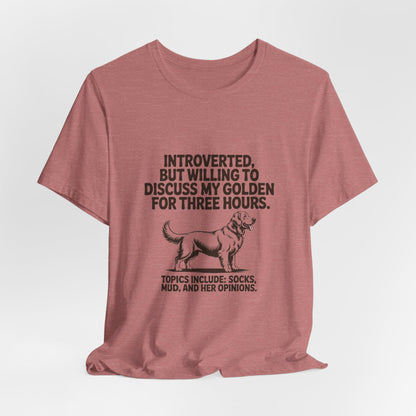 Golden Retriever — Introverted, but willing to discuss my Golden for three hours