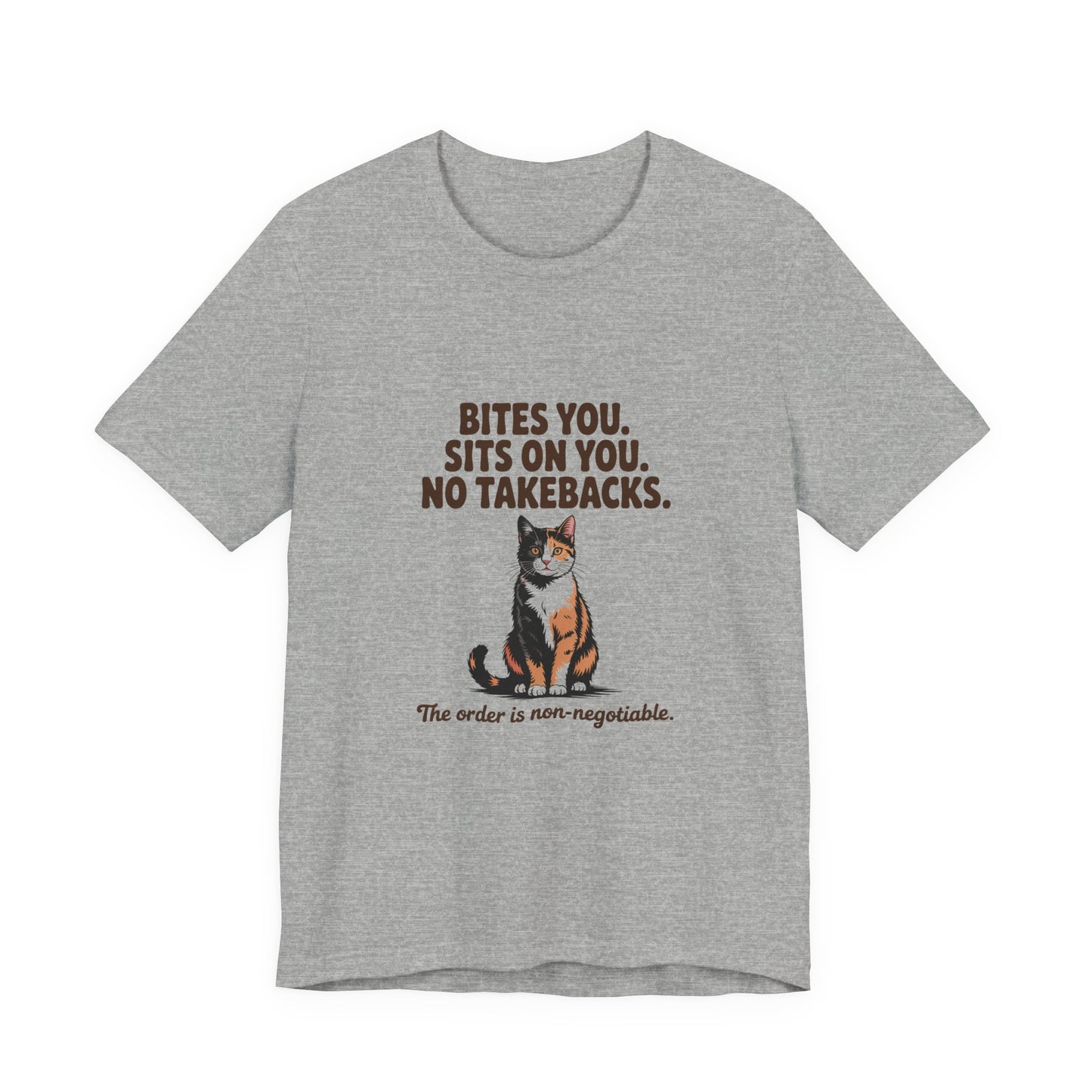 Tortoiseshell — Bites you. Sits on you. No takebacks