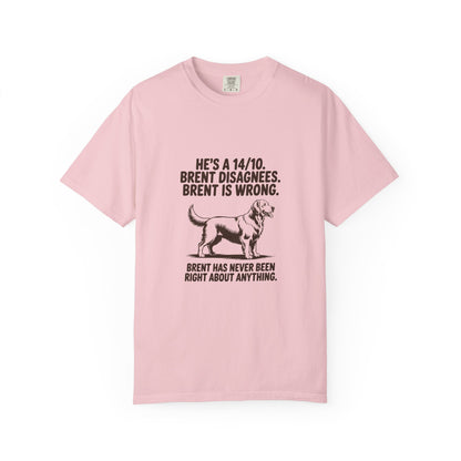 Golden Retriever — He's a 14/10. Brent disagrees. Brent is wrong
