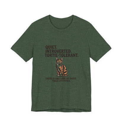 Tortoiseshell — Quiet. Introverted. Tortie-tolerant