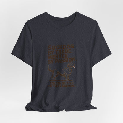 Golden Retriever — Sockdog by trade. Menace by passion