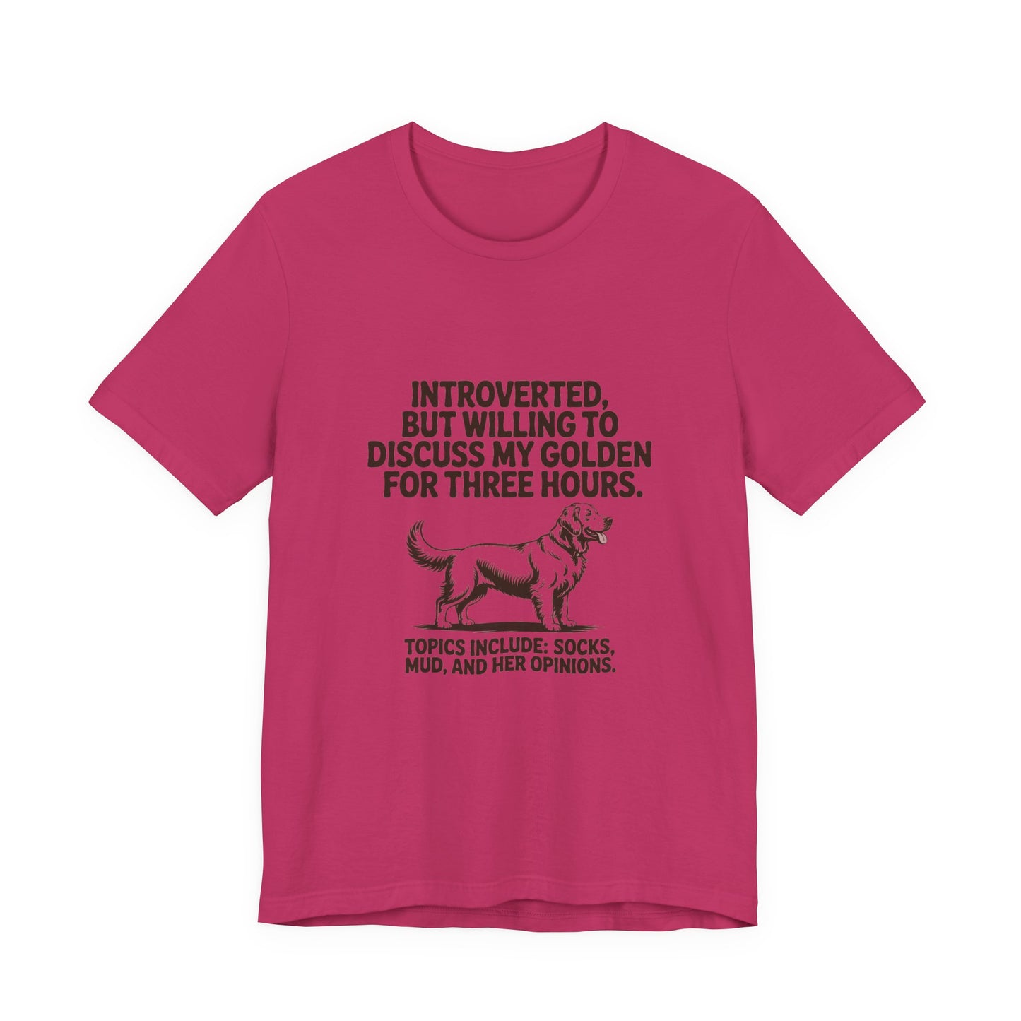 Golden Retriever — Introverted, but willing to discuss my Golden for three hours