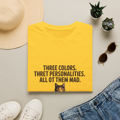 Tortoiseshell — Three colors. Three personalities. All of them mad