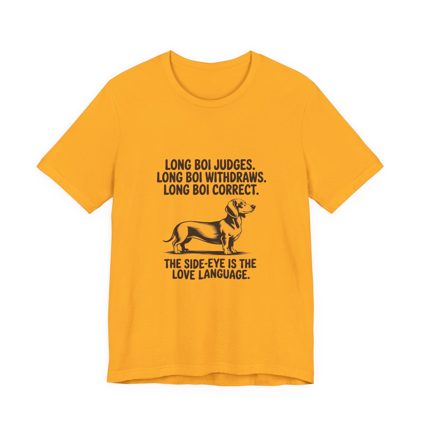 Dachshund — Long boi judges. Long boi withdraws. Long boi correct