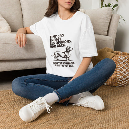 Dachshund — Tiny CEO energy. Big opinions. Bad back