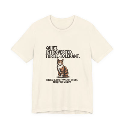 Tortoiseshell — Quiet. Introverted. Tortie-tolerant