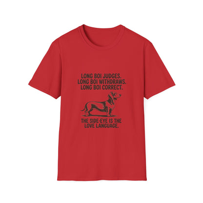 Dachshund — Long boi judges. Long boi withdraws. Long boi correct