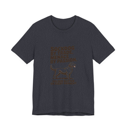 Golden Retriever — Sockdog by trade. Menace by passion