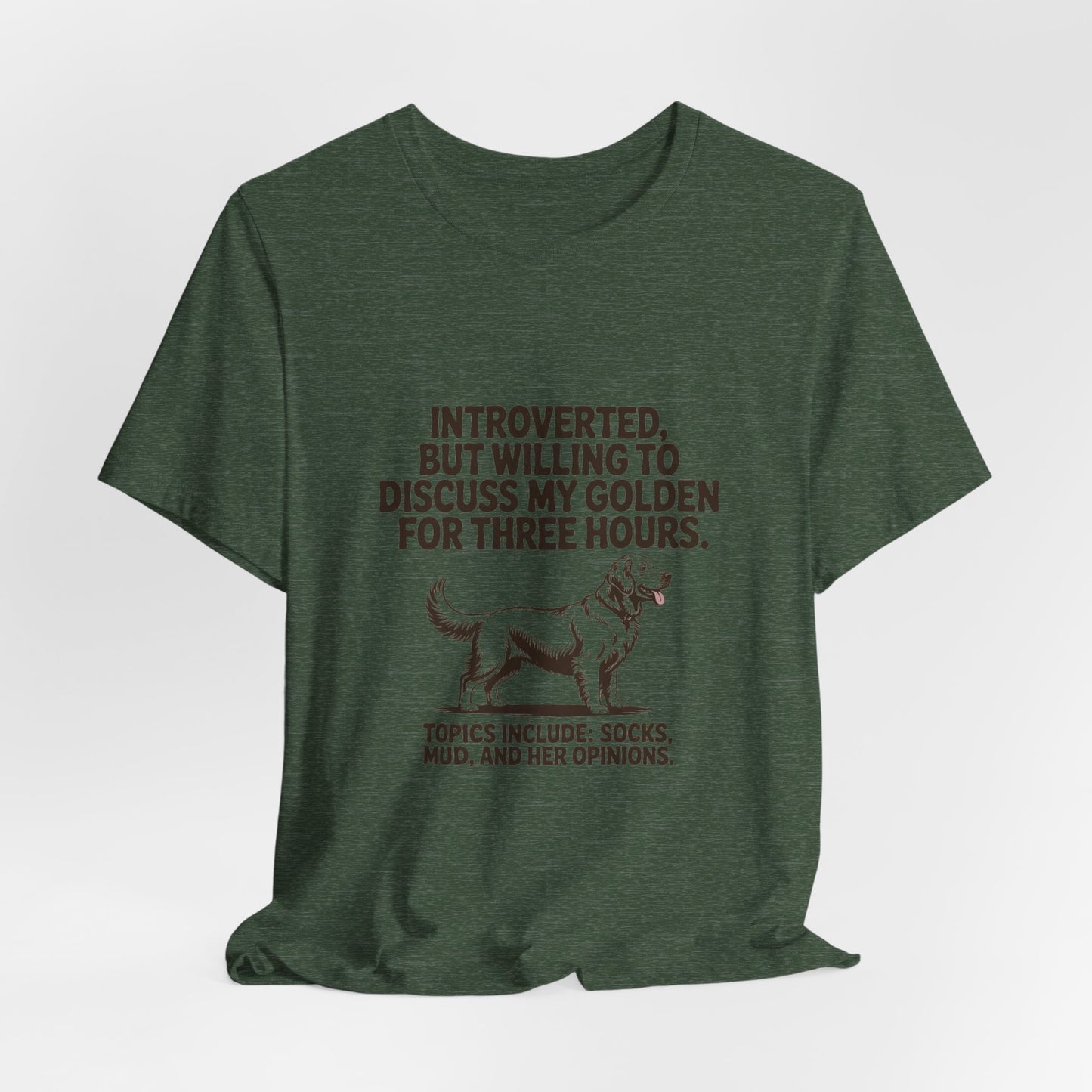 Golden Retriever — Introverted, but willing to discuss my Golden for three hours