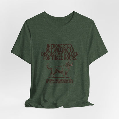 Golden Retriever — Introverted, but willing to discuss my Golden for three hours