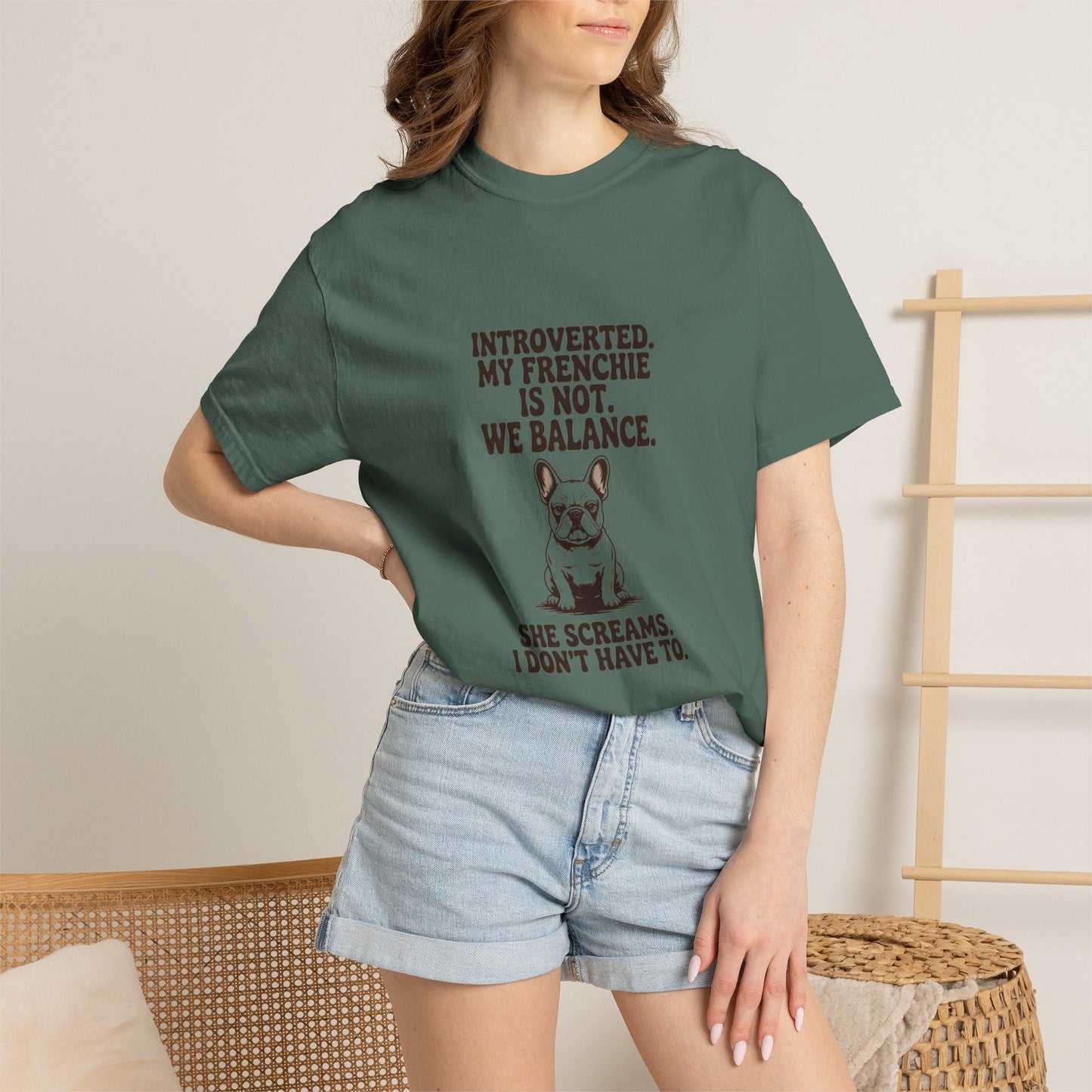 French Bulldog — Introverted. My Frenchie is not. We balance