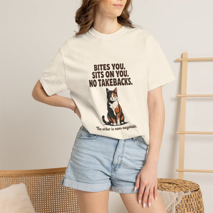 Tortoiseshell — Bites you. Sits on you. No takebacks